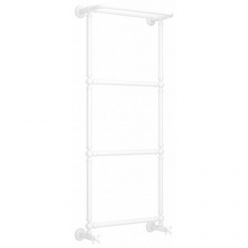 Полотенцесушитель водяной Сунержа Ренессанс 1386 30-0281-1250, высота 120 см, ширина 50 см, нижнее подключение, с полкой, цвет матовый белый