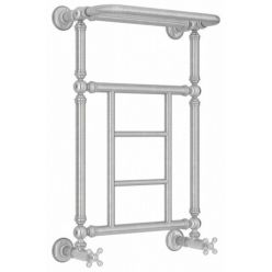 Полотенцесушитель водяной Сунержа Ренессанс 1452 071-0282-6640, высота 66 см, ширина 40 см, нижнее подключение, с полкой, цвет сатин