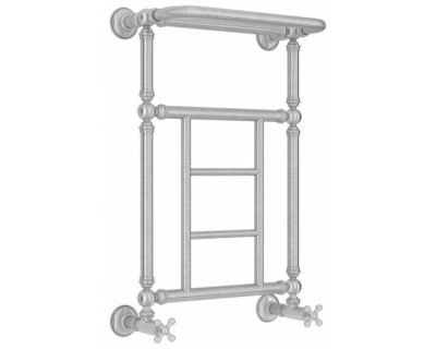 Полотенцесушитель водяной Сунержа Ренессанс 1452 071-0282-6640, высота 66 см, ширина 40 см, нижнее подключение, с полкой, цвет сатин