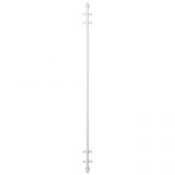 Полотенцесушитель водяной Сунержа Хорда 30-0124-1800, высота 180 см, ширина 20 см, боковое подключение, цвет матовый белый