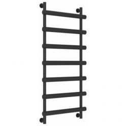 Полотенцесушитель водяной Сунержа Атлант 15-0226-1250, высота 120 см, ширина 50 см, универсальное подключение, цвет тёмный титан муар