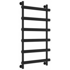 Полотенцесушитель водяной Сунержа Атлант 31-0226-1050, высота 100 см, ширина 50 см, универсальное подключение, цвет матовый черный
