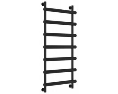 Полотенцесушитель водяной Сунержа Атлант 31-0226-1250, высота 120 см, ширина 50 см, универсальное подключение, цвет матовый черный