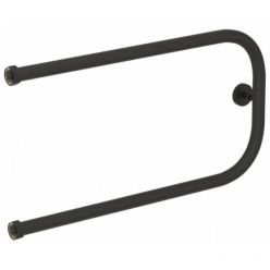 Полотенцесушитель водяной Сунержа П-образный 15-0003-3265, высота 32 см, ширина 65 см, боковое подключение, цвет темный титан муар