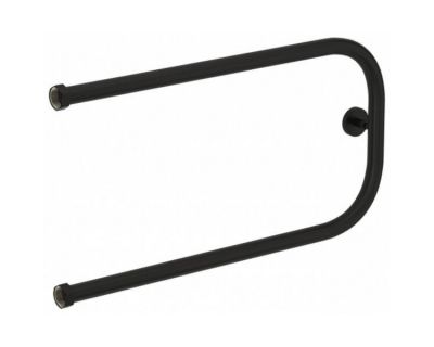 Полотенцесушитель водяной Сунержа П-образный 31-0003-3265, высота 32 см, ширина 65 см, боковое подключение, цвет матовый черный