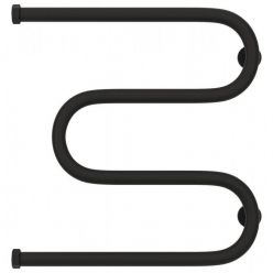 Полотенцесушитель водяной Сунержа М-образный 15-0007-5050, высота 50 см, ширина 50 см, боковое подключение, цвет тёмный титан муар