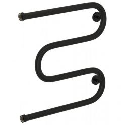 Полотенцесушитель водяной Сунержа М-образный 31-0007-5050, высота 50 см, ширина 50 см, боковое подключение, цвет матовый черный