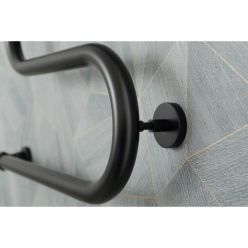 Полотенцесушитель водяной Сунержа М-образный 31-0007-5050, высота 50 см, ширина 50 см, боковое подключение, цвет матовый черный