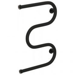 Полотенцесушитель водяной Сунержа М-образный 31-0007-6040, высота 60 см, ширина 40 см, боковое подключение, цвет матовый черный