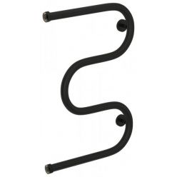 Полотенцесушитель водяной Сунержа М-образный 31-0007-6040, высота 60 см, ширина 40 см, боковое подключение, цвет матовый черный