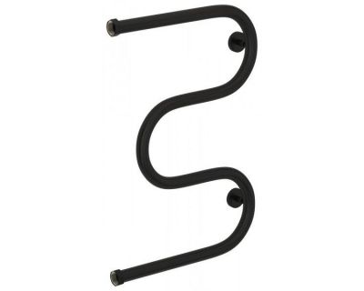 Полотенцесушитель водяной Сунержа М-образный 31-0007-6040, высота 60 см, ширина 40 см, боковое подключение, цвет матовый черный