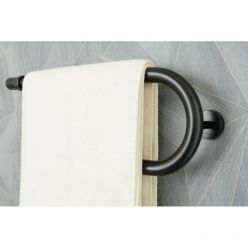 Полотенцесушитель водяной Сунержа М-образный 31-0007-6040, высота 60 см, ширина 40 см, боковое подключение, цвет матовый черный