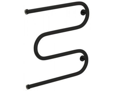 Полотенцесушитель водяной Сунержа М-образный 31-0007-6060, высота 60 см, ширина 60 см, боковое подключение, цвет матовый черный