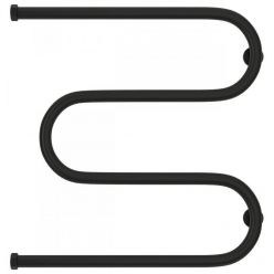 Полотенцесушитель водяной Сунержа М-образный 31-0007-6060, высота 60 см, ширина 60 см, боковое подключение, цвет матовый черный