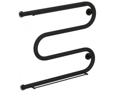 Полотенцесушитель водяной Сунержа М-образный 15-0008-5065, высота 50 см, ширина 65 см, боковое подключение 50 см, 2 полки, цвет тёмный титан муар