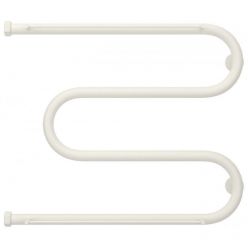 Полотенцесушитель водяной Сунержа М-образный 30-0008-5065, высота 50 см, ширина 65 см, боковое подключение 50 см, 2 полки, цвет матовый белый