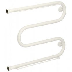 Полотенцесушитель водяной Сунержа М-образный 30-0008-5065, высота 50 см, ширина 65 см, боковое подключение 50 см, 2 полки, цвет матовый белый