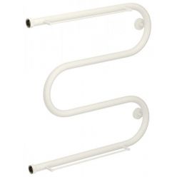 Полотенцесушитель водяной Сунержа М-образный 30-0008-6060, высота 60 см, ширина 60 см, боковое подключение 60 см, 2 полки, цвет матовый белый