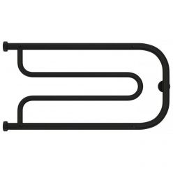 Полотенцесушитель водяной Сунержа Гусли 31-0010-3265, высота 32 см, ширина 65 см, боковое подключение 32 см, 2 полки, цвет матовый черный