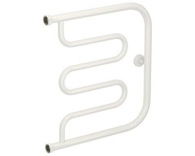 Полотенцесушитель водяной Сунержа Лира 12-0011-5050, высота 50 см, ширина 50 см, боковое подключение 50 см, цвет белый