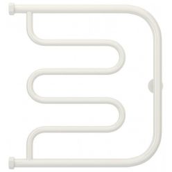 Полотенцесушитель водяной Сунержа Лира 12-0011-5050, высота 50 см, ширина 50 см, боковое подключение 50 см, цвет белый