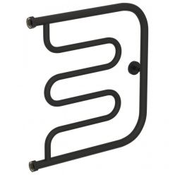 Полотенцесушитель водяной Сунержа Лира 15-0011-5050, высота 50 см, ширина 50 см, боковое подключение 50 см, цвет тёмный титан муар