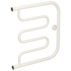 Полотенцесушитель водяной Сунержа Лира 30-0011-5050, высота 50 см, ширина 50 см, боковое подключение 50 см, цвет матовый белый