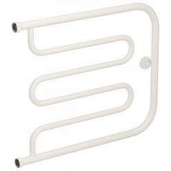 Полотенцесушитель водяной Сунержа Лира 30-0011-5065, высота 50 см, ширина 65 см, боковое подключение 50 см, цвет матовый белый
