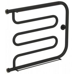 Полотенцесушитель водяной Сунержа Лира 15-0012-5065, высота 50 см, ширина 65 см, боковое подключение 50 см, 2 полки, цвет тёмный титан муар