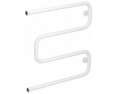 Полотенцесушитель водяной Сунержа Ш-образный 12-0014-6060, высота 60 см, ширина 60 см, боковое подключение 60 см, цвет белый