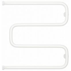 Полотенцесушитель водяной Сунержа Ш-образный 12-0014-6060, высота 60 см, ширина 60 см, боковое подключение 60 см, цвет белый