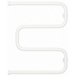 Полотенцесушитель водяной Сунержа Ш-образный 30-0014-6050, высота 60 см, ширина 50 см, боковое подключение 60 см, цвет матовый белый