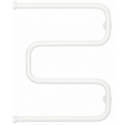 Полотенцесушитель водяной Сунержа Ш-образный 30-0014-6050, высота 60 см, ширина 50 см, боковое подключение 60 см, цвет матовый белый
