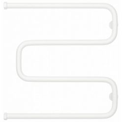 Полотенцесушитель водяной Сунержа Ш-образный 30-0014-6060, высота 60 см, ширина 60 см, боковое подключение 60 см, цвет матовый белый