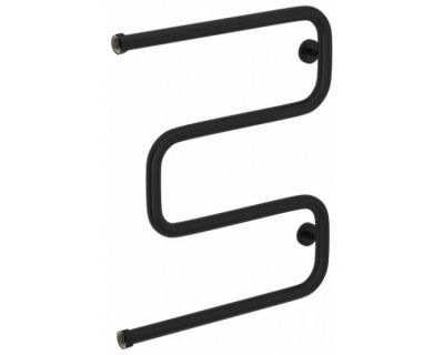 Полотенцесушитель водяной Сунержа Ш-образный 31-0014-6050, высота 60 см, ширина 50 см, боковое подключение 60 см, цвет матовый черный