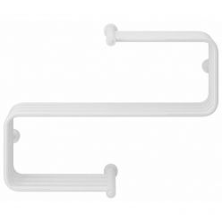 Полотенцесушитель водяной Сунержа Фабула 12-0125-5070, высота 50 см, ширина 70 см, боковое подключение 50 см, цвет белый