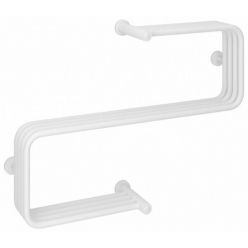 Полотенцесушитель водяной Сунержа Фабула 30-0125-5070, высота 50 см, ширина 70 см, боковое подключение 50 см, цвет матовый белый