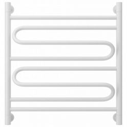Полотенцесушитель водяной Сунержа Элегия+ 12-0205-6060, высота 60 см, ширина 60 см, универсальное подключение, цвет белый