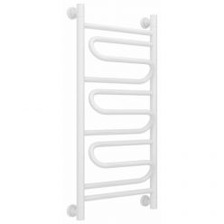 Полотенцесушитель водяной Сунержа Элегия+ 12-0205-8040, высота 80 см, ширина 40 см, универсальное подключение, цвет белый