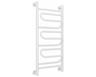 Полотенцесушитель водяной Сунержа Элегия+ 12-0205-8040, высота 80 см, ширина 40 см, универсальное подключение, цвет белый
