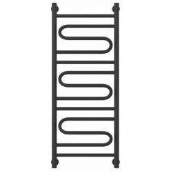 Полотенцесушитель водяной Сунержа Элегия+ 15-0205-1040, высота 100 см, ширина 40 см, универсальное подключение, цвет тёмный титан муар