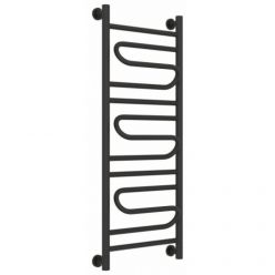 Полотенцесушитель водяной Сунержа Элегия+ 15-0205-1040, высота 100 см, ширина 40 см, универсальное подключение, цвет тёмный титан муар