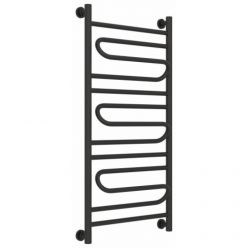 Полотенцесушитель водяной Сунержа Элегия+ 15-0205-1050, высота 100 см, ширина 50 см, универсальное подключение, цвет тёмный титан муар
