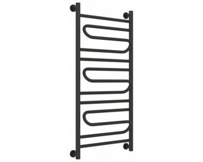 Полотенцесушитель водяной Сунержа Элегия+ 15-0205-1050, высота 100 см, ширина 50 см, универсальное подключение, цвет тёмный титан муар