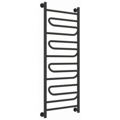 Полотенцесушитель водяной Сунержа Элегия+ 15-0205-1250, высота 120 см, ширина 50 см, универсальное подключение, цвет тёмный титан муар