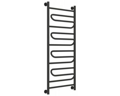Полотенцесушитель водяной Сунержа Элегия+ 15-0205-1250, высота 120 см, ширина 50 см, универсальное подключение, цвет тёмный титан муар