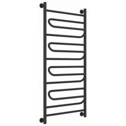 Полотенцесушитель водяной Сунержа Элегия+ 15-0205-1260, высота 120 см, ширина 60 см, универсальное подключение, цвет тёмный титан муар