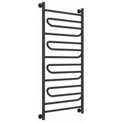 Полотенцесушитель водяной Сунержа Элегия+ 15-0205-1260, высота 120 см, ширина 60 см, универсальное подключение, цвет тёмный титан муар