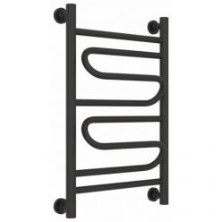 Полотенцесушитель водяной Сунержа Элегия+ 15-0205-6040, высота 60 см, ширина 40 см, универсальное подключение, цвет тёмный титан муар