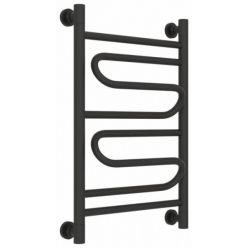 Полотенцесушитель водяной Сунержа Элегия+ 15-0205-6040, высота 60 см, ширина 40 см, универсальное подключение, цвет тёмный титан муар